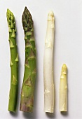 Four Assorted Asparagus Spears