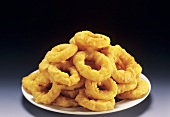 Deep-fried onion rings