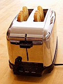 Toastscheiben im Toaster