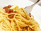 Spaghetti Twirled on Fork