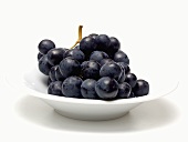 Concord Grapes in a Bowl