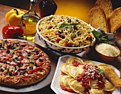 Various Italian Dishes
