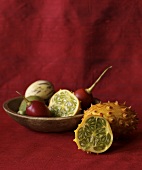Bowl of Extic Fruit; Prickly Pear