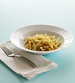 White Bowl of Penne Pasta