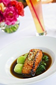 Salmon with Baby Bok Choy