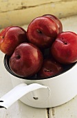 Plums in a saucepan