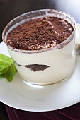 Tiramisu in a glass