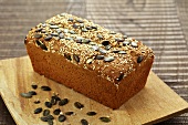 Pumpkin seed bread with sesame