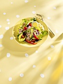 Nizza salad with tuna and egg