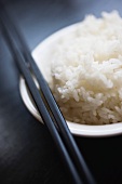 A bowl with rice