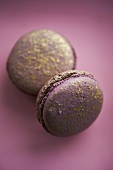 Two Passion Fruit Macaroons