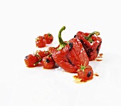Roasted red peppers and tomatoes