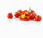 Gegrillte Tomaten & Paprikaschoten