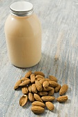 Almonds and body lotion