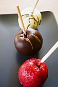 Chocolate and toffee apples