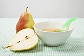 Pear and baby food