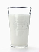 A glass of cold milk