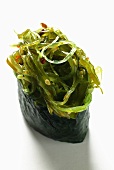 Gunkan-maki with seaweed
