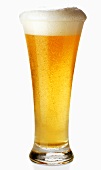 A glass of Weissbier (wheat beer)