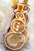 Orange biscuits (snowmen)
