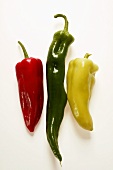 Various chili peppers