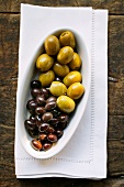 Marinated olives