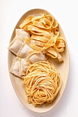 Various home-made pastas