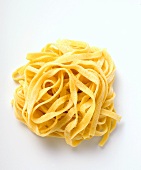 Home-made ribbon pasta