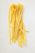 Home-made ribbon pasta