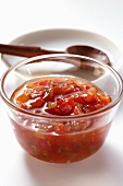 Pepper relish in small bowl