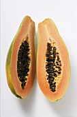 Papaya, halved