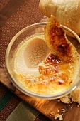 Crème brûlée: caramelised duck liver mousse; brioche
