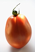 A tomato (standing on its end)