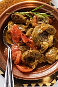 Veal tajine with tomatoes (N. Africa)