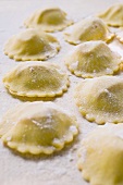 Home-made ravioli