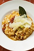 Risotto with Parmesan shavings