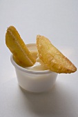 Chips with mayonnaise