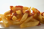 Chips with ketchup