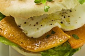 Pumpkin and mozzarella sandwich (Italy)