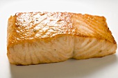Fried salmon fillet