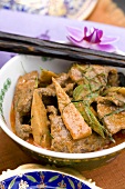 Beef curry with bamboo shoots (Thailand)