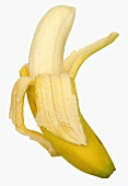 Eine geschält Banane