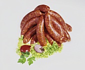 'Rauchenden' (a type of Mettwurst sausage)