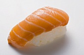 Nigiri sushi with salmon