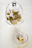 Stollen squares under glass dome