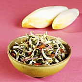 Chicory salad with herbs