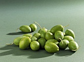 Several green olives