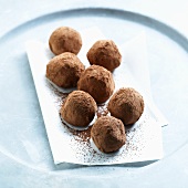 Chocolate Truffles Coated in Cocoa Powder