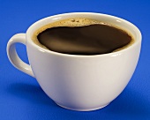 Cup of Coffee on Blue