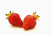 Zwei Erdbeeren